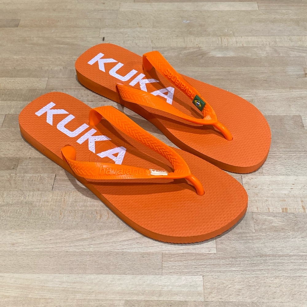 Havaianas Unisex Adult Brazil Flip Flops Orange W:9/10 M: 8 EUR: 41/42